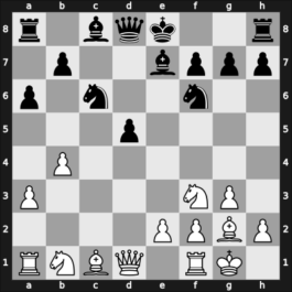 1944 Mar del Plata – Round 9 – Stahlberg, Gideon – 1/2-1/2 – Michel, Pascal – G77