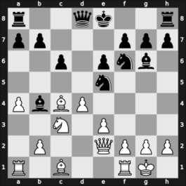 1944 Moskou ch-URS – Round 1 – Botvinnik, Mikhail – 1-0 – Alatortsev, Vladimir N. – G20
