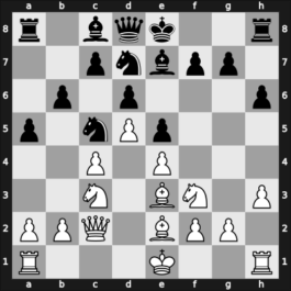 1944 Moskou ch-URS – Round 1 – Makogonov, Vladimir – 1-0 – Khavin, Abram Leonidovich – G25