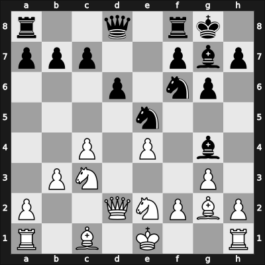 1944 Moskou ch-URS – Round 1 – Flohr, Salo – 1-0 – Khavin, Abram Leonidovich – G29