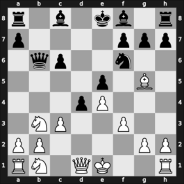 1944 Moskou ch-URS – Round 1 – Khavin, Abram Leonidovich – 1-0 – Veresov, Gavriil – G60