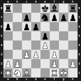 1944 Moskou ch-URS – Round 1 – Ravinsky, Grigory – 1-0 – Sokolsky, Alexey – G82