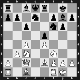 1944 URS Ch sf Moscow RUS – Round 8 – Model, Abram – 0-1 – Veresov, Gavriil – G7