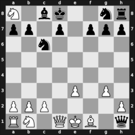 1945 Hastings4546 – Round 5 – Mieses, Jacques – 1/2-1/2 – Sergeant, Edward – G27