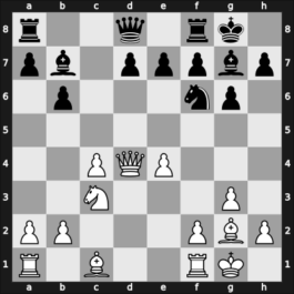 1945 Hastings4546 – Round 6 – Christoffel, Martin – 0-1 – Mieses, Jacques – G30