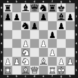 1945 Ljubljana – Round 7 – Rabar, Braslav – 1/2-1/2 – Pirc, Vasja – G6