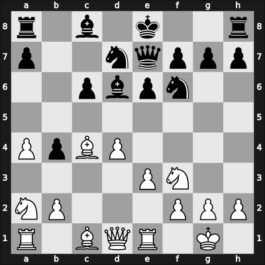 1945 Mar del Plata – Round 7 – Guimard, Carlos E – 0-1 – Najdorf, Miguel – G22