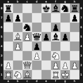 1945 Mar del Plata it-8 – Round 3 – Maderna, Carlos – 1/2-1/2 – Acebey Michel, Veroska – G12