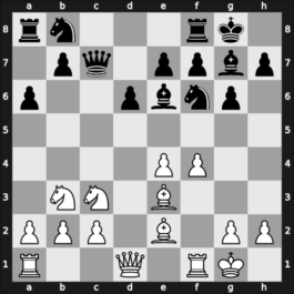 1945 Mar del Plata it-8 – Round 6 – Bolbochan, J. – 1/2-1/2 – Rossetto, Hector – G13