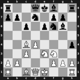1945 Moscow Ch – Round 5 – Panov, Vasily – 1/2-1/2 – Flohr, Salo – G25
