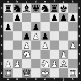 1945 Moscow Ch – Round 8 – Flohr, Salo – 1-0 – Liublinsky, Victor – G41