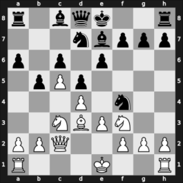 1945 Moscow Ch – Round 8 – Ragozin, Viacheslav – 1-0 – Poliak, Abram – G43