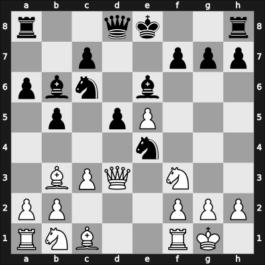 1945 Moscow Ch – Round 8 – Konstantinopolsky, Alexander – 1/2-1/2 – Lilienthal, Andor – G44
