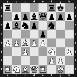 1945 Moscow Ch – Round 10 – Kamyshov, Mikhail – 1-0 – Lilienthal, Andor – G55