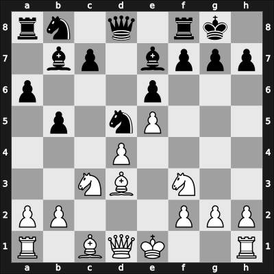 1945 Moscow RUS – Round 7 – Liublinsky, Victor – 1-0 – Verlinsky, Boris – G10