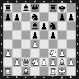 1945 Moskou ch-URS – Round 1 – Goldberg, Grigory A – 0-1 – Ragozin, Viacheslav – G1