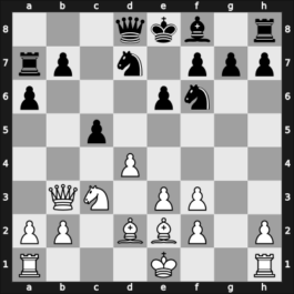 1945 Moskou ch-URS – Round 1 – Botvinnik, Mikhail – 1-0 – Flohr, Salo – G14