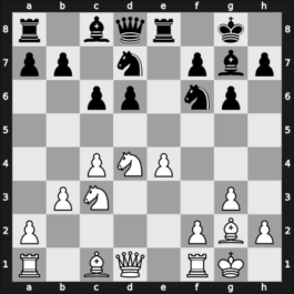 1945 Moskou ch-URS – Round 1 – Botvinnik, Mikhail – 1-0 – Bondarevsky, Igor – G34