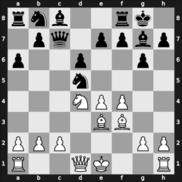 1945 Moskou ch-URS – Round 1 – Bronstein, David I – 1-0 – Goldberg, Grigory A – G86