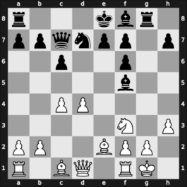 1945 Moskou ch-URS – Round 1 – Smyslov, Vladimir – 1-0 – Ratner, Boris – G94