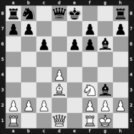 1945 Moskou ch-URS – Round 1 – Bronstein, David I – 1-0 – Ratner, Boris – G95