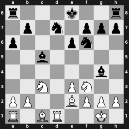 1945 Novi Sad – Round 3 – Rabar, Braslav – 1/2-1/2 – Trifunovic, Petar – G58