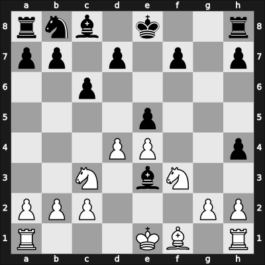 1945 Novi Sad – Round 6 – Trifunovic, Petar – 1/2-1/2 – Tsvetkov, Alexandar K – G79