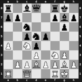 1945 Pan American – Round 1 – Camarena Meza, Jackeline Edy – 0-1 – Fine, Reuben – G57