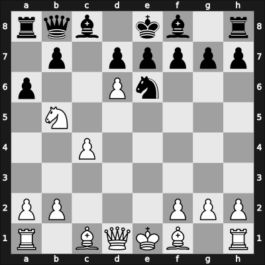 1945 Tbilisi – Round 1 – Petrosian, Tigran A. – 1-0 – Bakhtadze, Giorgi – G13