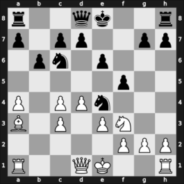 1945 URS-sf – Round 3 – Zagoriansky, Evgeny – 1-0 – Bronstein, David I – G5