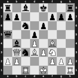 1945 USA-URS radio-m – Round 2 – Botvinnik, Mikhail – 1-0 – Denker, Arnold S – G10
