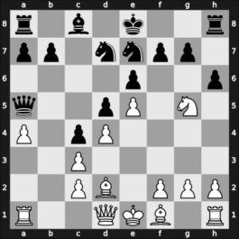 1945 USSR ch sf – Round 6 – Bronstein, David I – 1-0 – Saigin, Vladimir – G9