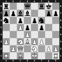 1945 USSR ch sf – Round 9 – Bronstein, David I – 1-0 – Ufimtsev, Anatoly – G13