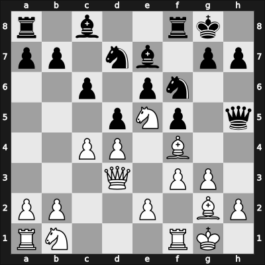 1945 USSR ch sf – Round 14 – Budo, Alexander Semenovich – 1-0 – Chistiakov, Alexander – G22