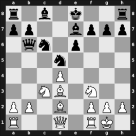 1945 Vina del Mar – Round 12 – Najdorf, Miguel – 1-0 – Salas Romo, Julio – G40