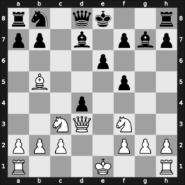 1945 Vina del Mar – Round 14 – Najdorf, Miguel – 0-1 – Guimard, Carlos E – G51
