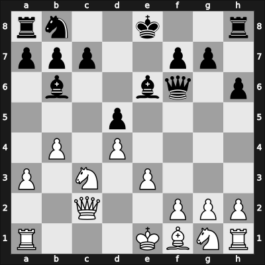 1946 American Continental – Round 1 – Alvarez Martin, Pedro – 1/2-1/2 – Bolbochan, J. – G9