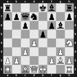 1946 Bad Harzburg – Round 1 – Saemisch, Friedrich – 1-0 – Lange, Wilfried – G15