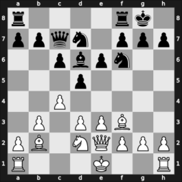 1946 Bad Harzburg – Round 1 – Mohler – 1/2-1/2 – Saemisch, Friedrich – G25