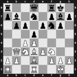 1946 Barcelona – Round 1 – Cherta, Pedro – 1/2-1/2 – O&rsquo;Kelly, Albéric de Galway – G8