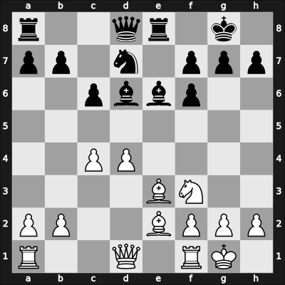 1946 Barcelona – Round 12 – Yanofsky, Daniel Abraham – 1/2-1/2 – Cherta, Pedro – G72