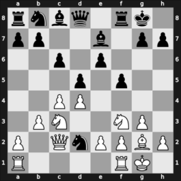 1946 Barcelona – Round 13 – Llorens Sepulveda, Marcelo – 1/2-1/2 – Guimard, Carlos E – G77