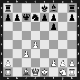 1946 Buenos Aires ch-ARG – Round 1 – Acosta Montiel, Vicente – 1/2-1/2 – Sanguinetti, Renato – G5