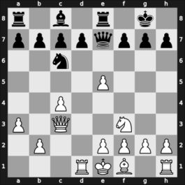 1946 Groningen – Round 2 – Smyslov, Vladimir – 1-0 – Steiner, Heinrich Jun. – G11