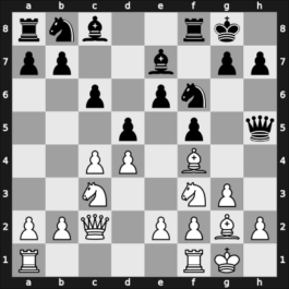1946 Groningen – Round 4 – Steiner, Heinrich Jun. – 0-1 – Botvinnik, Mikhail – G20