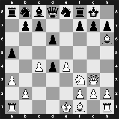 1946 Groningen – Round 18 – Steiner, Heinrich Jun. – 0-1 – Najdorf, Miguel – G77