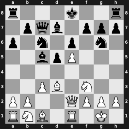 1946 Gyor – Round 6 – Vajda, Arpad – 0-1 – Szentkiralyi Toth, Vince – G12