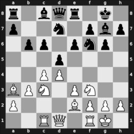 1946 Helsinki Helsinki FIN – Round 4 – Lisitsin, Georgy – 1/2-1/2 – Ragozin, Viacheslav – G8
