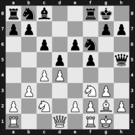 1946 Leningrad – Round 1 – Petrosian, Tigran A. – 1-0 – Korchnoi, Viktor – G5