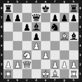 1946 Leningrad – Round 1 – Petrosian, Tigran A. – 1/2-1/2 – Vasilchuk, Yuri – G8